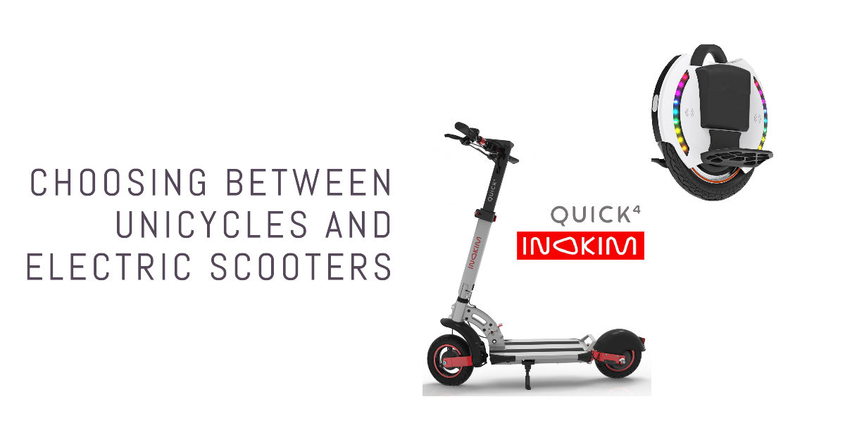 Unicycles vs Electric Scooters Which One to Choose? Scootup Scooters
