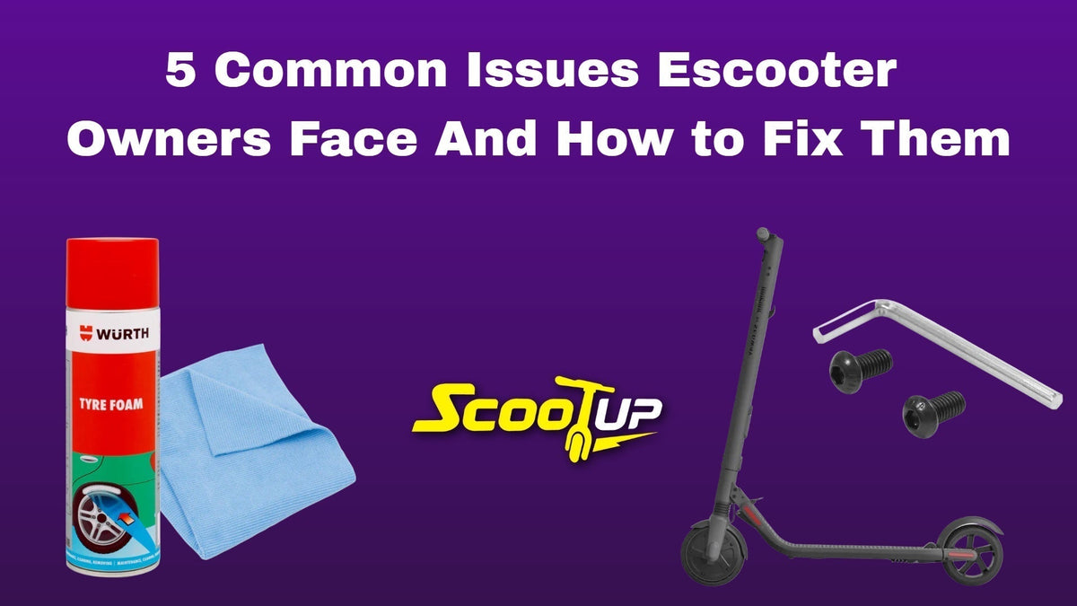 5 E-Scooter Problems Dubai Riders Face & How to Fix Them – Scootup ...