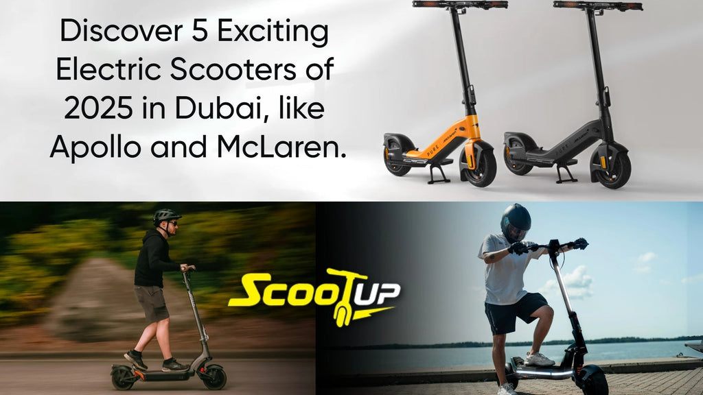 5 New Electric Scooters of 2025 in Dubai, Including Apollo and McLaren