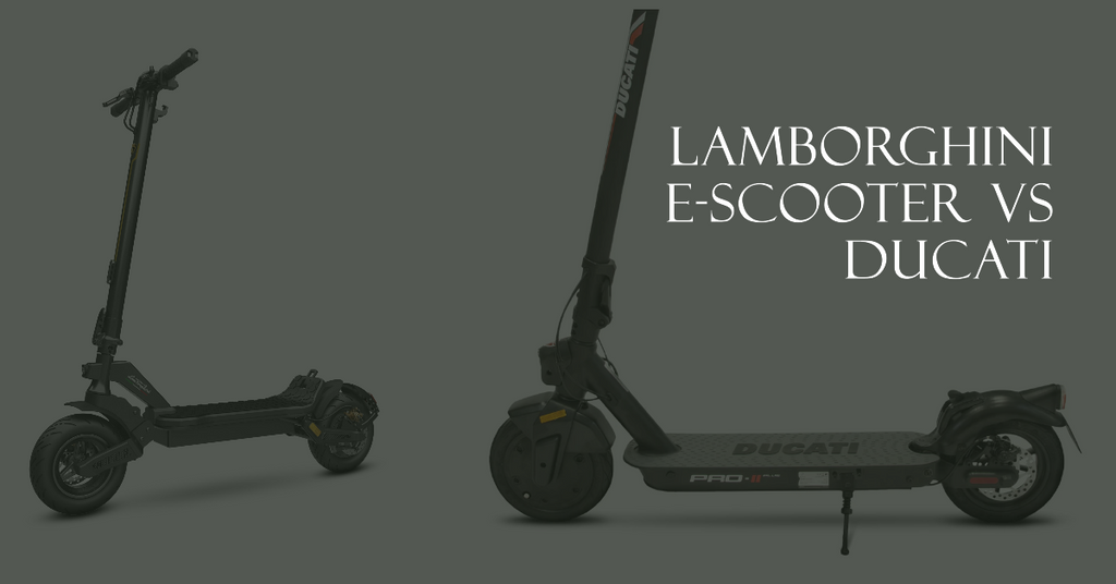 Lamborghini E-Scooter vs. Ducati Pro-II Plus E-Scooter