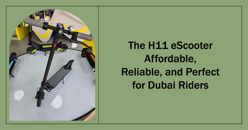 The H11 eScooter - Affordable, Reliable, and Perfect for Dubai Riders