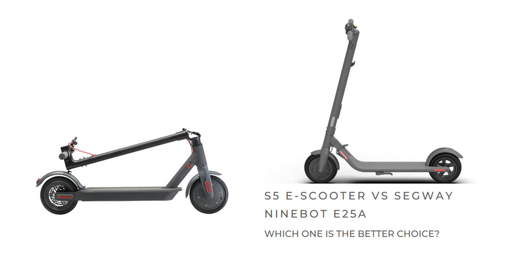 S5 E-Scooter vs Segway Ninebot E25A
