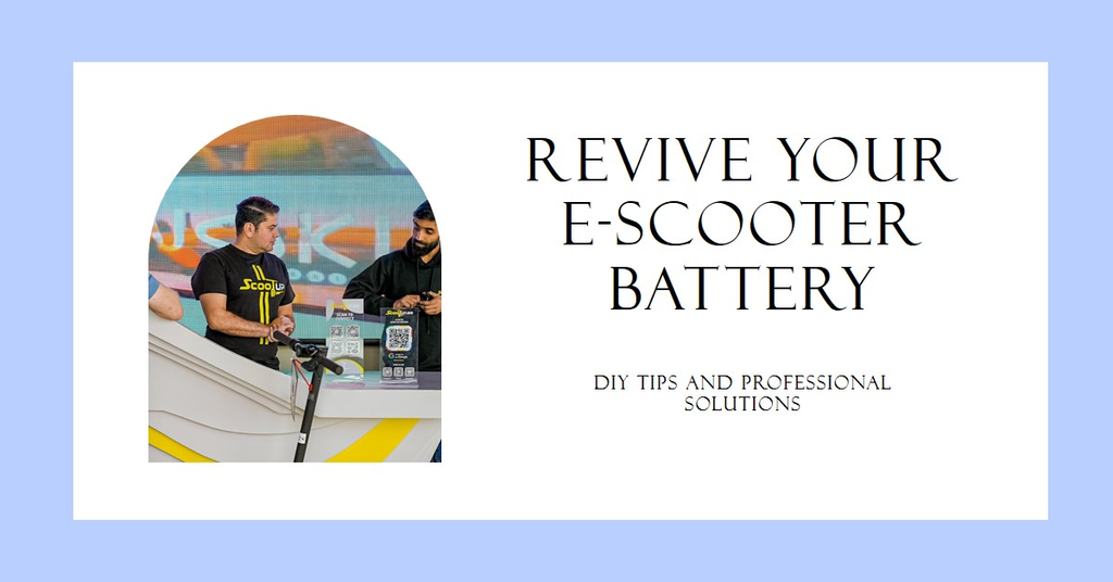 E-Scooter Battery Fixes: DIY Tips and Professional Solutions