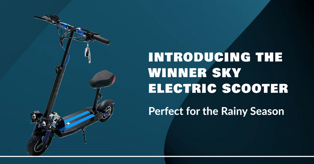 Introducing the Winner Sky (V10) Electric Scooter for the Rainy Season