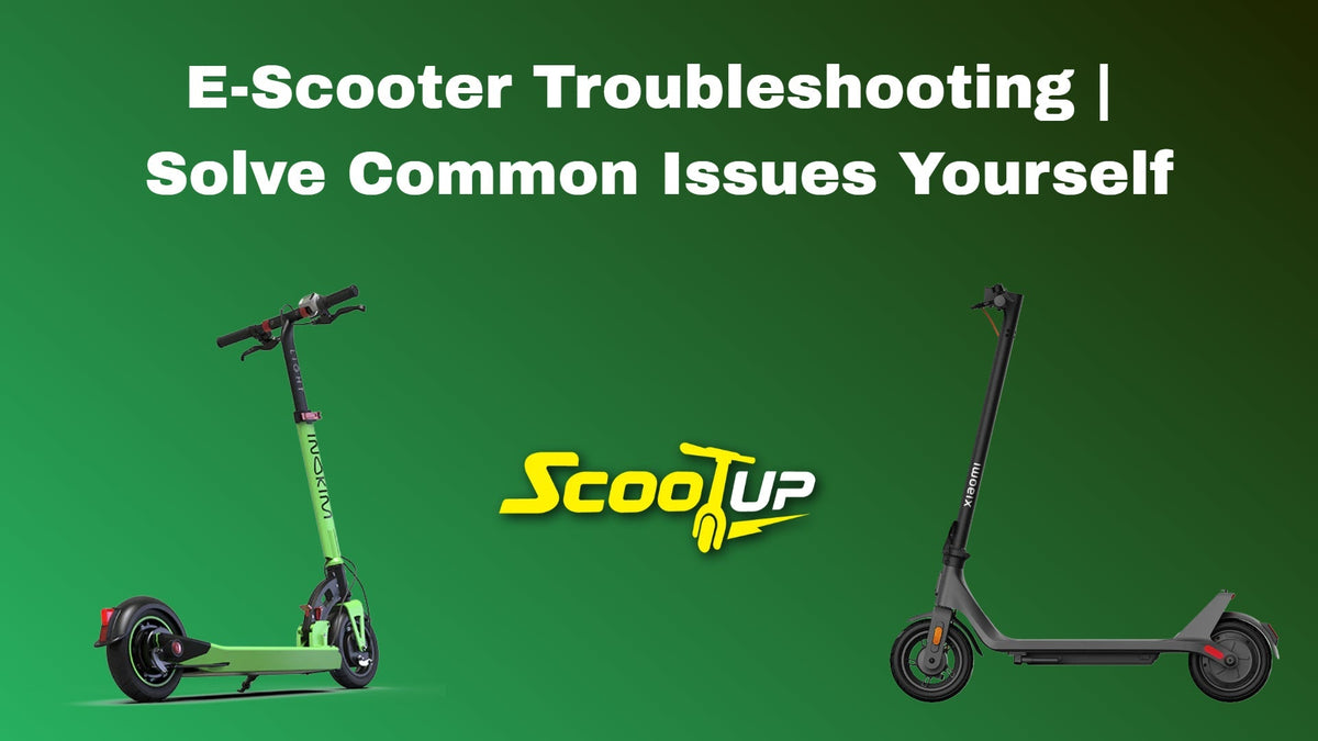 E-Scooter Troubleshooting | Solve Common Issues Yourself – Scootup ...