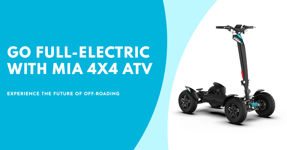 5 Reasons to Go Full-Electric with the Mia 4x4 ATV – Scootup Scooters ...