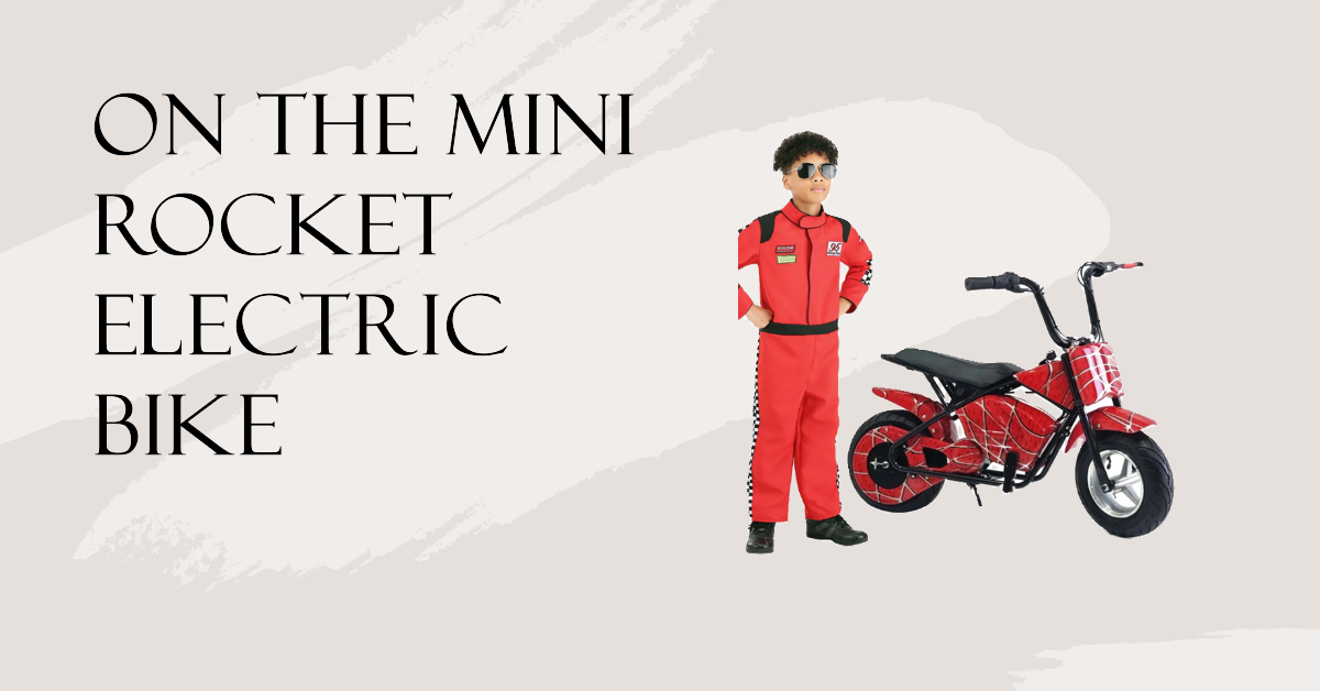 Electric Mini Rocker Bike The Mini Rocket Electric Bike – Scootup Scooters Trading LLC