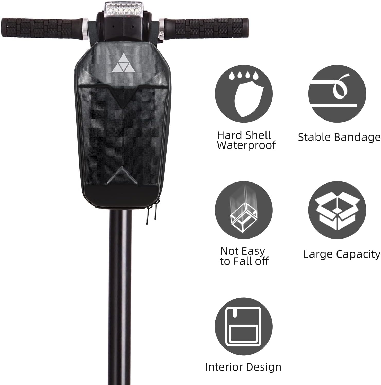 Waterproof Hard Shell Large Capacity Front Hanging Scooter Bag ...